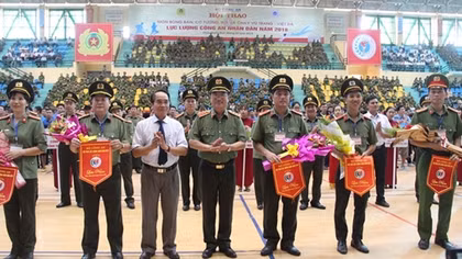Khai mạc trọng thể Hội thao lực lượng CAND năm 2018