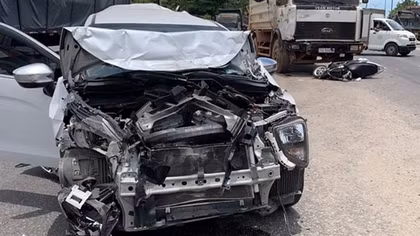 Xe tải ben gây tai nạn liên hoàn trên QL1A