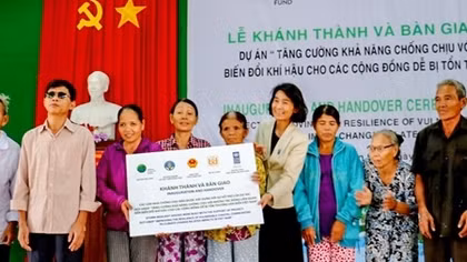 Hỗ trợ người dân Thừa Thiên - Huế xây dựng 143 căn nhà chống bão lũ