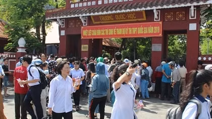 Hơn 12 nghìn thí sinh ở Huế hoàn thành môn thi Ngữ Văn