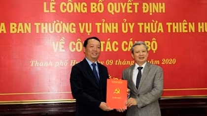 Đồng chí Phan Thiên Định giữ chức vụ Bí thư Thành ủy Huế