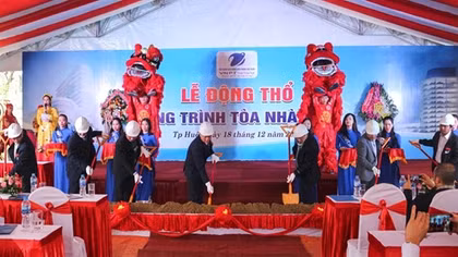Khởi công xây dựng tòa nhà VNPT tại khu “đất vàng” TP Huế