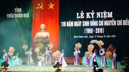 Tỉnh Thừa Thiên – Huế trọng thể kỷ niệm 110 năm ngày sinh đồng chí Nguyễn Chí Diểu