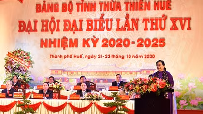 Khai mạc trọng thể Đại hội Đảng bộ tỉnh Thừa Thiên Huế nhiệm kỳ 2020 - 2025