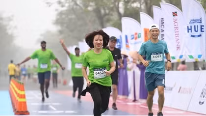Hơn 4.500 vận động viên tham gia giải Marathon Huế