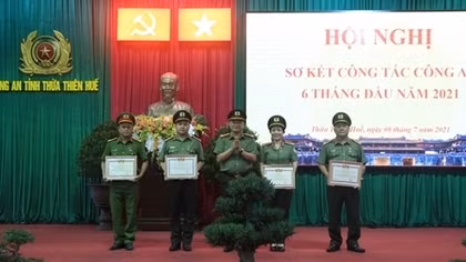 Công an tỉnh Thừa Thiên Huế sơ kết công tác 6 tháng đầu năm 2021 