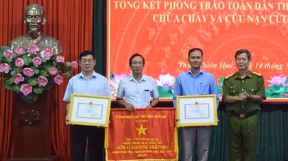 Nhiều tập thể, cá nhân ở Thừa Thiên – Huế đạt thành tích trong PCCC và CNCH