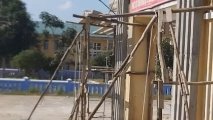 Sập giàn giáo công trình, một thợ xây tử vong