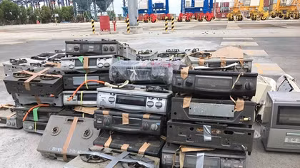 Phát hiện lô hàng điện tử cấm nhập khẩu tại cảng Cái Mép
