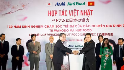 NutiFood liên danh với tập đoàn hàng đầu về thức ăn trẻ em của Nhật