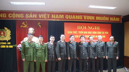 Lần đầu tiên Bộ Công an công bố cộng tác viên dư luận xã hội trong CAND