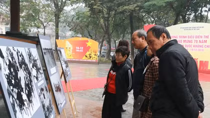 Hà Nội rực rỡ cờ hoa Kỷ niệm 70 năm Ngày toàn quốc kháng chiến