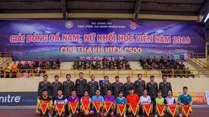 Khai mạc giải bóng đá Cúp Thanh niên Học viện An ninh nhân dân