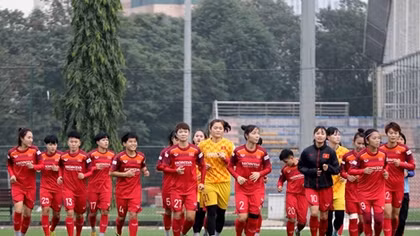Đội tuyển bóng đá nữ có buổi tập đầu tiên chuẩn bị cho vòng loại Olympic 2020
