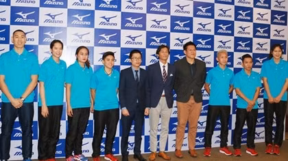 Các gương thể thao nổi tiếng đại diện Mizuno năm 2017