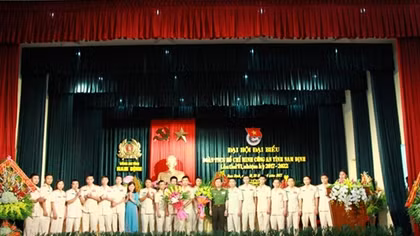 Tưng bừng Đại hội Đoàn thanh niên Công an tỉnh Nam Định lần thứ VI