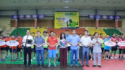 Khai mạc Giải Vô địch bóng bàn các CLB, Doanh nghiệp toàn quốc lần thứ I