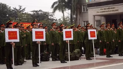 Tăng cường 500 học viên CSND bảo vệ Tết Nguyên đán