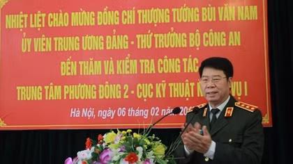Lãnh đạo Bộ Công an kiểm tra công tác tại Cục Kỹ thuật nghiệp vụ I