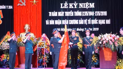 Bệnh viện Quân y 354 kỷ niệm 70 năm ngày truyền thống