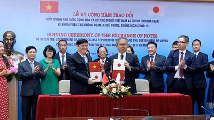 Nhật Bản viện trợ không hoàn lại cho Việt Nam 2 tỷ Yên phòng, chống COVID-19