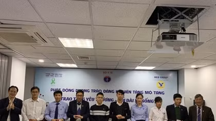 Gần 600 người đăng ký hiến tạng “Trao tặng yêu thương – Nối dài sự sống”