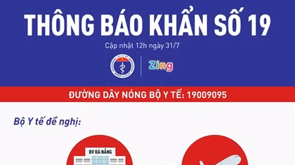 Hành khách trên chuyến bay VN166 khẩn trương liên hệ với cơ sở y tế gần nhất