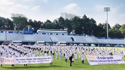 350 nhân viên y tế của VNVC tham gia chiến dịch tiêm chủng tại TP Hồ Chí Minh
