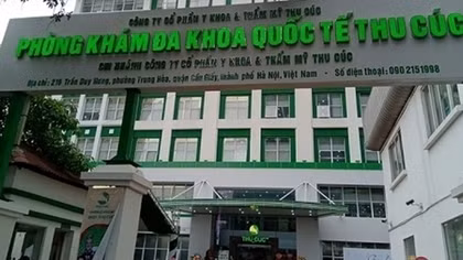 Hà Nội tạm đình chỉ Phòng khám Thu Cúc