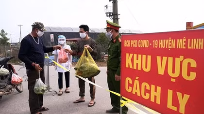 Thêm 2 ca nhiễm COVID-19 ở ổ dịch Hạ Lôi