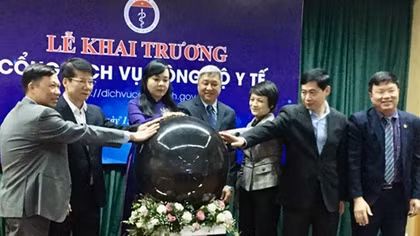 Khai trương Cổng dịch vụ công Bộ Y tế