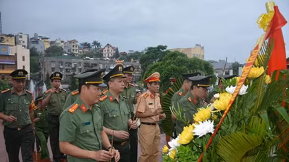 Tri ân những Liệt sĩ Công an của vùng quê đất Mỏ
