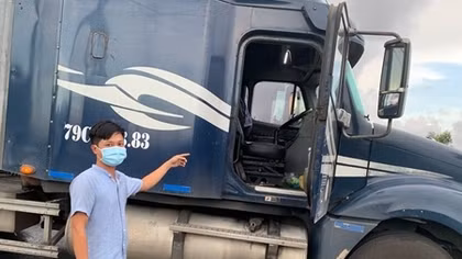 4 người trốn trong thùng xe tải định vượt chốt kiểm dịch COVID-19