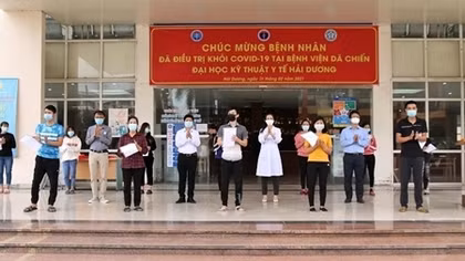 Hải Dương thêm 13 bệnh nhân COVID-19 khỏi bệnh 