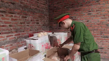 Ngăn chặn hơn 1 tấn trái cây nhập lậu bán vào dịp Trung thu