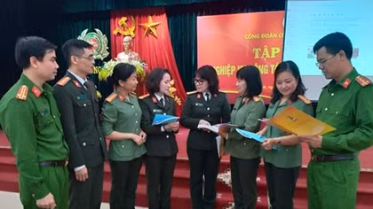 Khai mạc Lớp tập huấn nghiệp vụ công tác công đoàn CAND năm 2020
