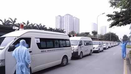 Bệnh viện K chuyển 500 bệnh nhân và người nhà đến nơi cách ly tập trung