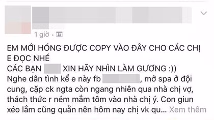 Làm rõ vụ việc cô gái bị đánh ghen, dội nước mắm lên người