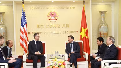 Bộ trưởng Tô Lâm tiếp Đại sứ Hoa Kỳ tại Việt Nam