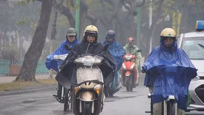 Bắc bộ sắp mưa giông lớn do không khí lạnh tràn xuống