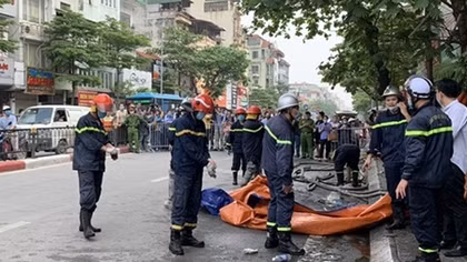 Hà Nội: Khẩn trương khắc phục hậu quả vụ cháy ở 311 Tôn Đức Thắng