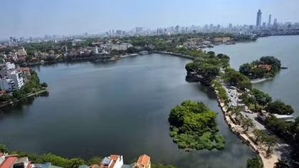 Nước hồ Tây có dấu hiệu ô nhiễm