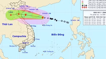 Xuất hiện thêm áp thấp nhiệt đới khả năng mạnh lên thành bão số 8
