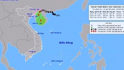 Các tỉnh miền Bắc khẩn trương ứng phó với áp thấp nhiệt đới