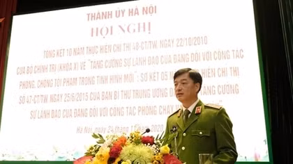 Hà Nội tổng kết 10 năm công tác phòng, chống tội phạm