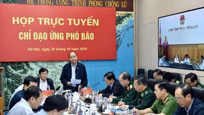 Thủ tướng ra công điện yêu cầu tập trung triển khai ứng phó khẩn cấp bão số 9