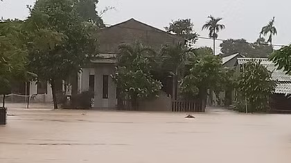 Lũ trên các sông khu vực Trung Bộ diễn biến phức tạp