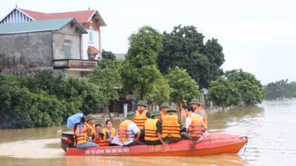 Thực hư thông tin vỡ đê sông Bùi ở Hà Nội