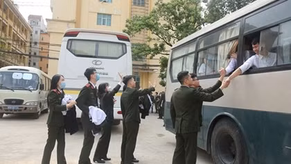 Học viện ANND tổ chức Lễ xuất quân thực tập tốt nghiệp cho học viên Khoá D48 và D49