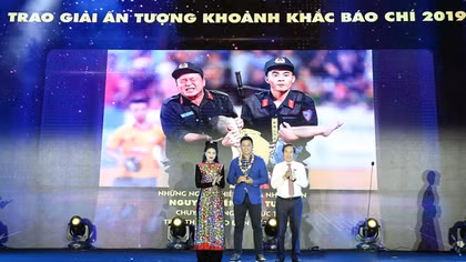 "Người chiến sĩ của nhân dân" đạt giải Ấn tượng "Khoảnh khắc báo chí" 2019